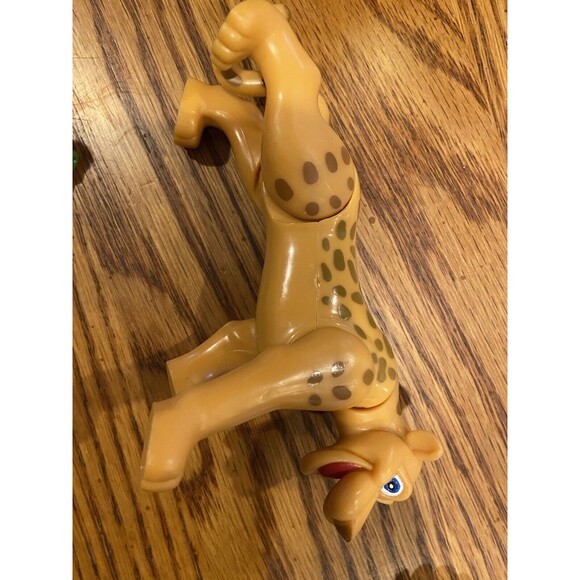 Rainforest Cafe Posable Animal Toy Figures Lot of 8 Gorilla Monkeys Parrot frog - Picture 11 of 13